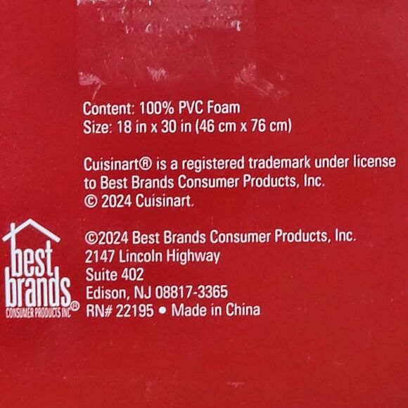 Anti Fatigue Kitchen Mat‎ Cardinal Holiday Joy Printed 18x30in - Picture 9 of 11